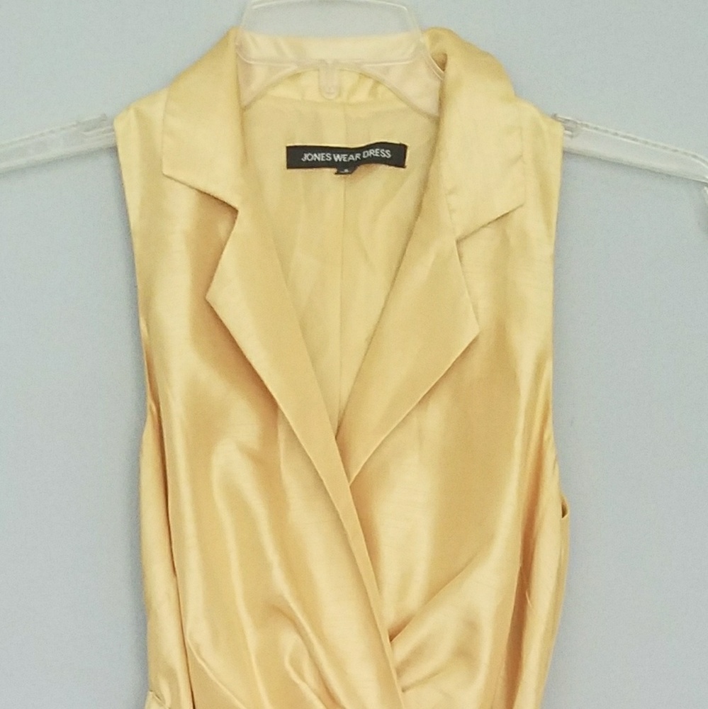 Jones Wear gold dress